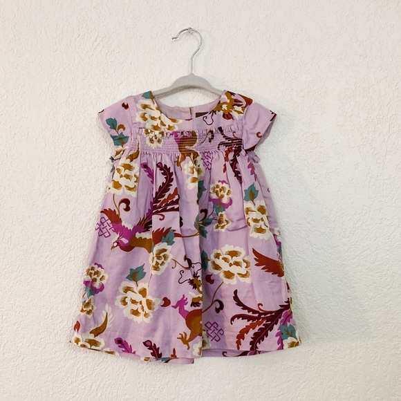 Tea Collection Other - Tea Collection smocked dragon purple dress, 18-24 months